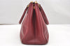 Authentic PRADA Galleria Saffiano 2Way Shoulder Hand Bag Leather Bordeaux 7514K