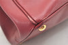 Authentic PRADA Galleria Saffiano 2Way Shoulder Hand Bag Leather Bordeaux 7514K