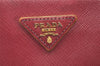 Authentic PRADA Galleria Saffiano 2Way Shoulder Hand Bag Leather Bordeaux 7514K