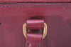 Authentic PRADA Galleria Saffiano 2Way Shoulder Hand Bag Leather Bordeaux 7514K