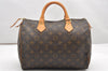 Authentic Louis Vuitton Monogram Speedy 30 Hand Boston Bag M41526 LV 7515K