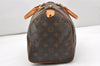 Authentic Louis Vuitton Monogram Speedy 30 Hand Boston Bag M41526 LV 7515K