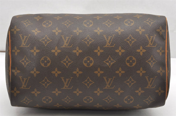 Authentic Louis Vuitton Monogram Speedy 30 Hand Boston Bag M41526 LV 7515K