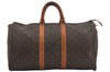 Authentic Louis Vuitton Monogram Keepall 45 Travel Boston Bag Old Model LV 7518I