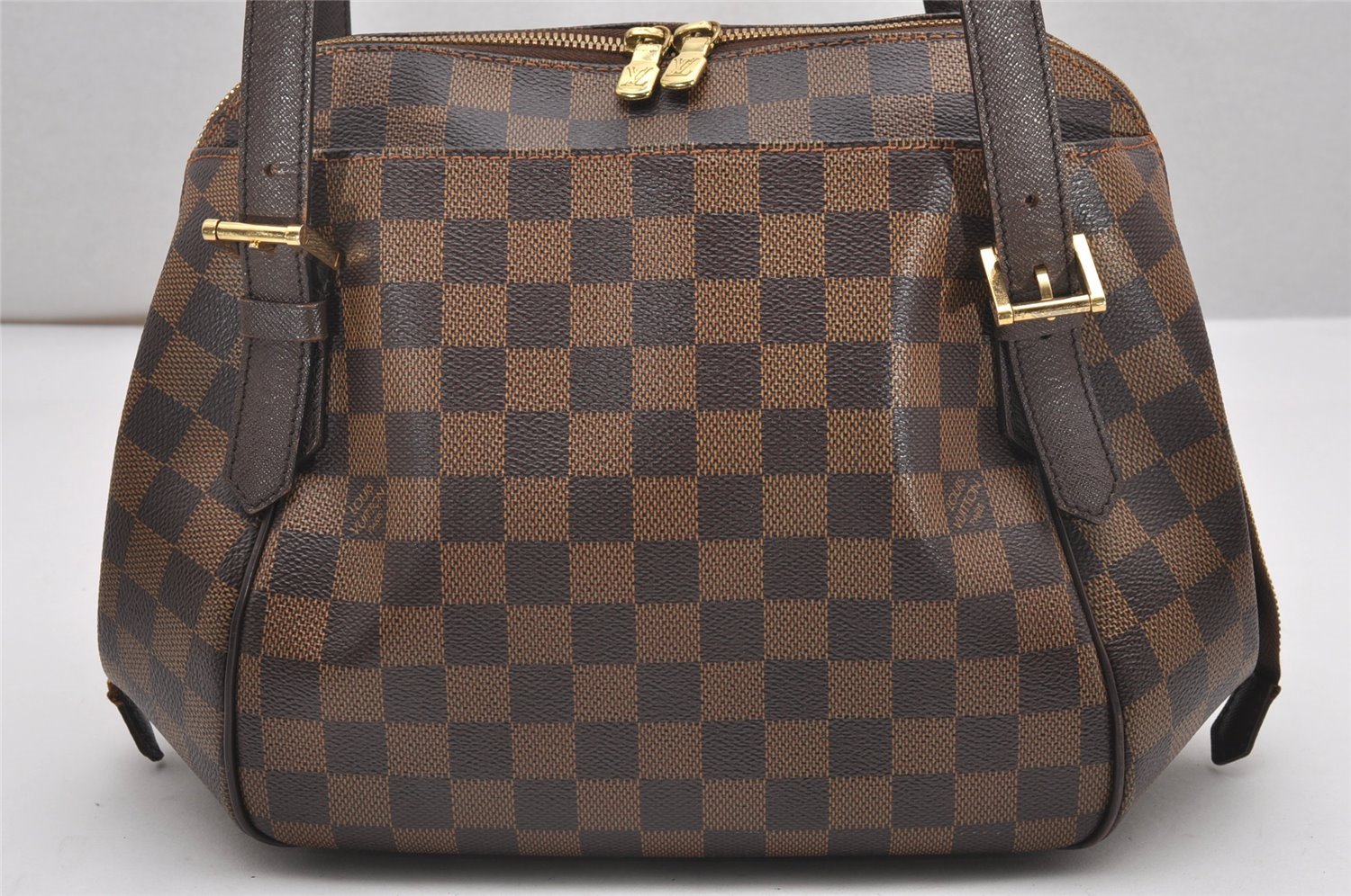 Authentic Louis Vuitton Damier Belem MM Shoulder Hand Bag Purse N51174 LV 7519I