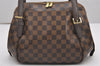 Authentic Louis Vuitton Damier Belem MM Shoulder Hand Bag Purse N51174 LV 7519I
