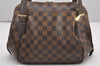 Authentic Louis Vuitton Damier Belem MM Shoulder Hand Bag Purse N51174 LV 7519I