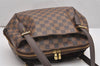 Authentic Louis Vuitton Damier Belem MM Shoulder Hand Bag Purse N51174 LV 7519I