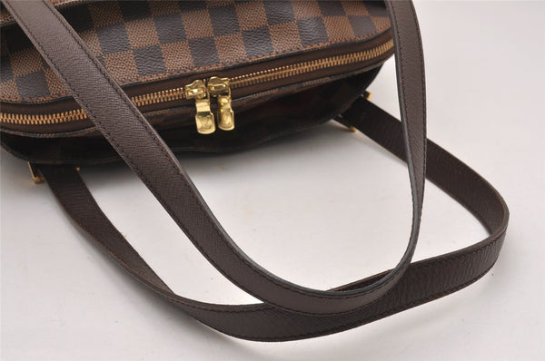 Authentic Louis Vuitton Damier Belem MM Shoulder Hand Bag Purse N51174 LV 7519I