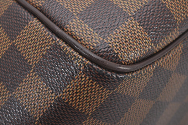 Authentic Louis Vuitton Damier Belem MM Shoulder Hand Bag Purse N51174 LV 7519I