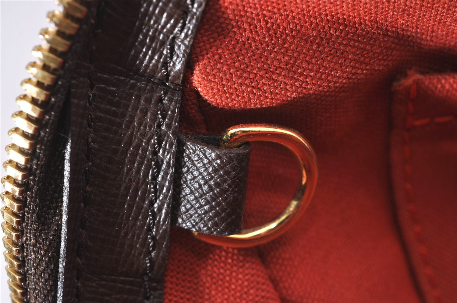 Authentic Louis Vuitton Damier Belem MM Shoulder Hand Bag Purse N51174 LV 7519I