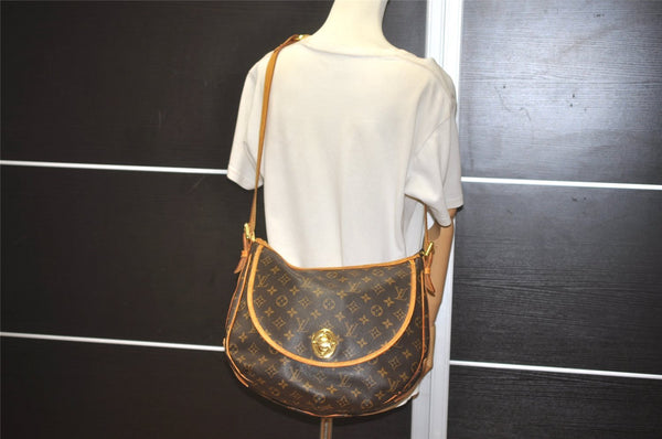 Authentic Louis Vuitton Monogram Tulum GM Shoulder Cross Bag M40075 LV 7520I