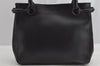 Authentic GUCCI Horsebit Vintage Shoulder Tote Bag Leather 101971 Black 7522I