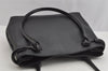 Authentic GUCCI Horsebit Vintage Shoulder Tote Bag Leather 101971 Black 7522I