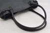 Authentic GUCCI Horsebit Vintage Shoulder Tote Bag Leather 101971 Black 7522I