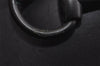 Authentic GUCCI Horsebit Vintage Shoulder Tote Bag Leather 101971 Black 7522I