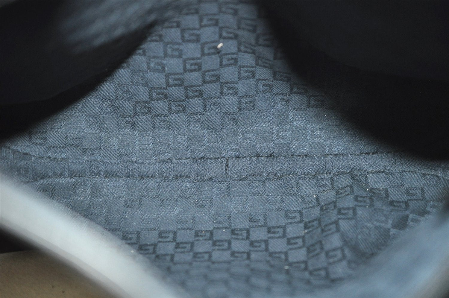 Authentic GUCCI Horsebit Vintage Shoulder Tote Bag Leather 101971 Black 7522I