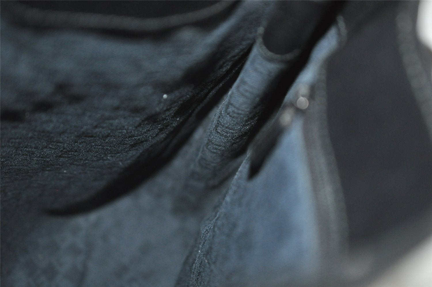 Authentic GUCCI Horsebit Vintage Shoulder Tote Bag Leather 101971 Black 7522I