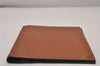 Authentic GUCCI Vintage Note Book Notebook Cover Leather Brown Box 7523I