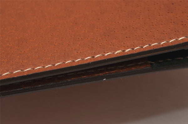 Authentic GUCCI Vintage Note Book Notebook Cover Leather Brown Box 7523I