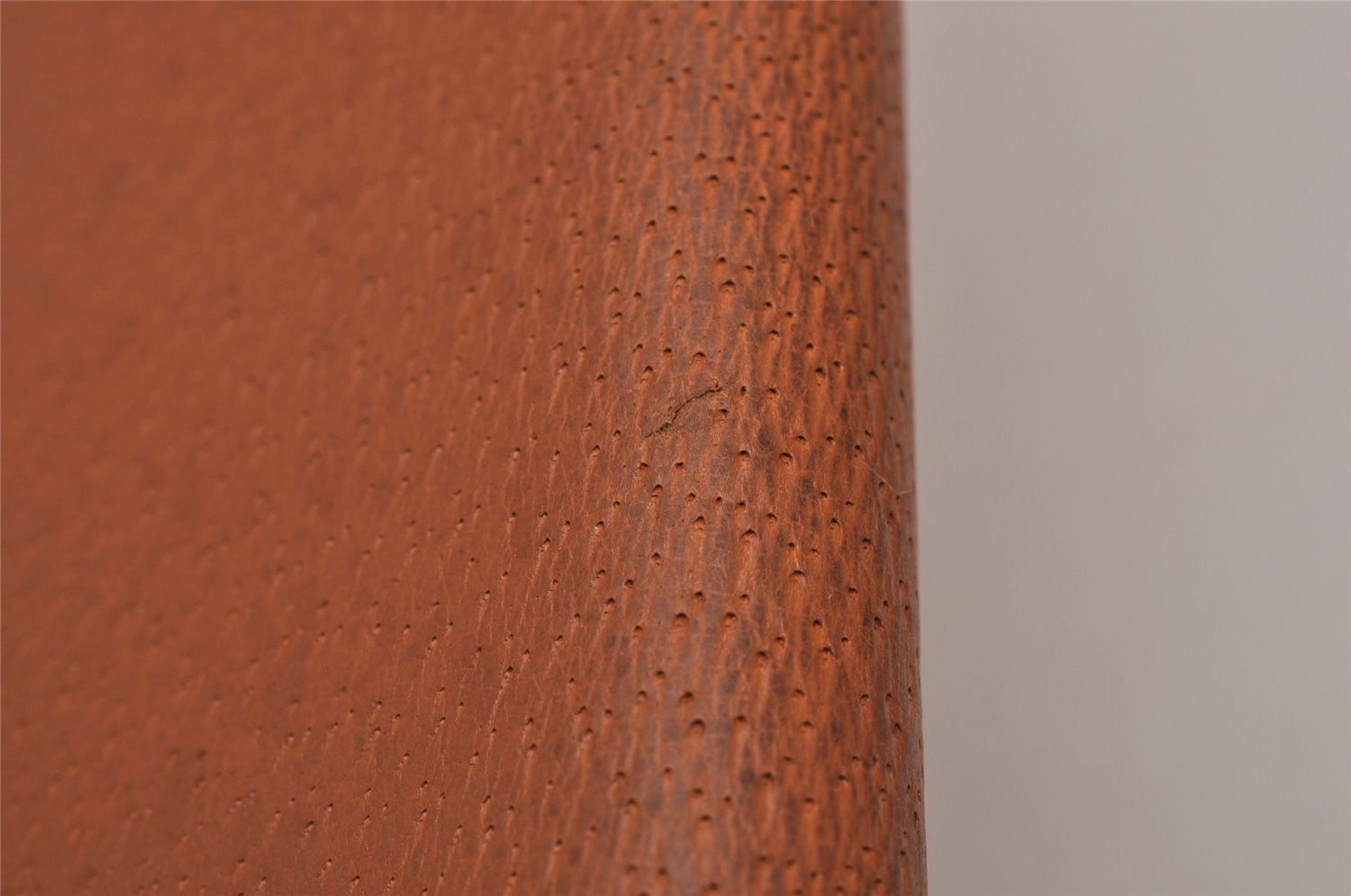 Authentic GUCCI Vintage Note Book Notebook Cover Leather Brown Box 7523I