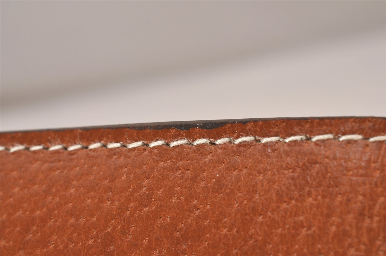 Authentic GUCCI Vintage Note Book Notebook Cover Leather Brown Box 7523I