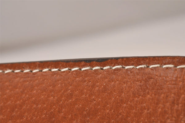 Authentic GUCCI Vintage Note Book Notebook Cover Leather Brown Box 7523I