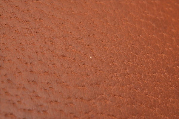 Authentic GUCCI Vintage Note Book Notebook Cover Leather Brown Box 7523I