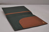 Authentic GUCCI Vintage Note Book Notebook Cover Leather Brown Box 7523I
