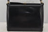 Authentic GUCCI Vintage Shoulder Hand Bag Purse Leather Black 7524J