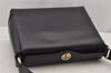 Authentic GUCCI Vintage Shoulder Hand Bag Purse Leather Black 7524J