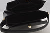 Authentic GUCCI Vintage Shoulder Hand Bag Purse Leather Black 7524J