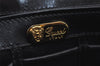 Authentic GUCCI Vintage Shoulder Hand Bag Purse Leather Black 7524J