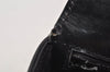 Authentic GUCCI Vintage Shoulder Hand Bag Purse Leather Black 7524J