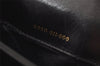 Authentic GUCCI Vintage Shoulder Hand Bag Purse Leather Black 7524J