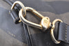 Authentic FENDI Pequin Shoulder Cross Body Bag PVC Leather Brown Black 7525I