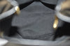 Authentic FENDI Pequin Shoulder Cross Body Bag PVC Leather Brown Black 7525I