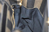 Authentic FENDI Pequin Shoulder Cross Body Bag PVC Leather Brown Black 7525I