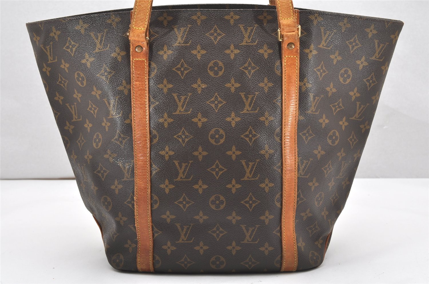 Authentic Louis Vuitton Monogram Sac Shopping PM Tote Bag M51108 LV 7525K