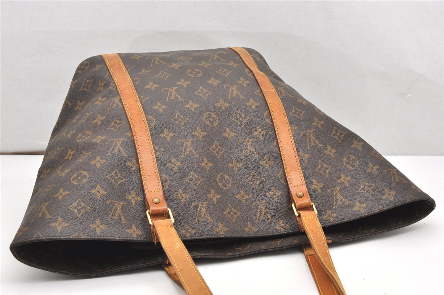 Authentic Louis Vuitton Monogram Sac Shopping PM Tote Bag M51108 LV 7525K