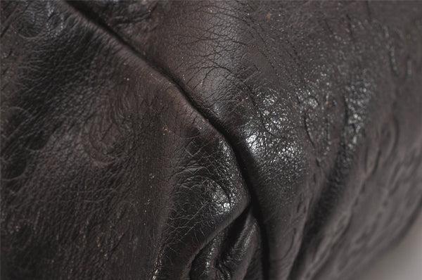 Authentic GUCCI Guccissima Shoulder Tote Bag GG Leather 211935 Brown 7526J