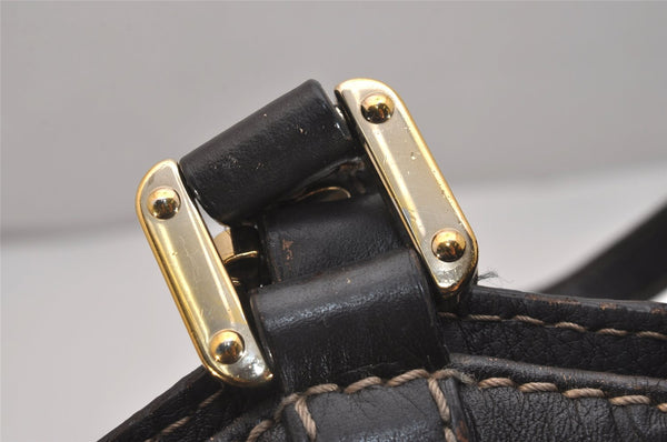 Authentic GUCCI Guccissima Shoulder Tote Bag GG Leather 211935 Brown 7526J