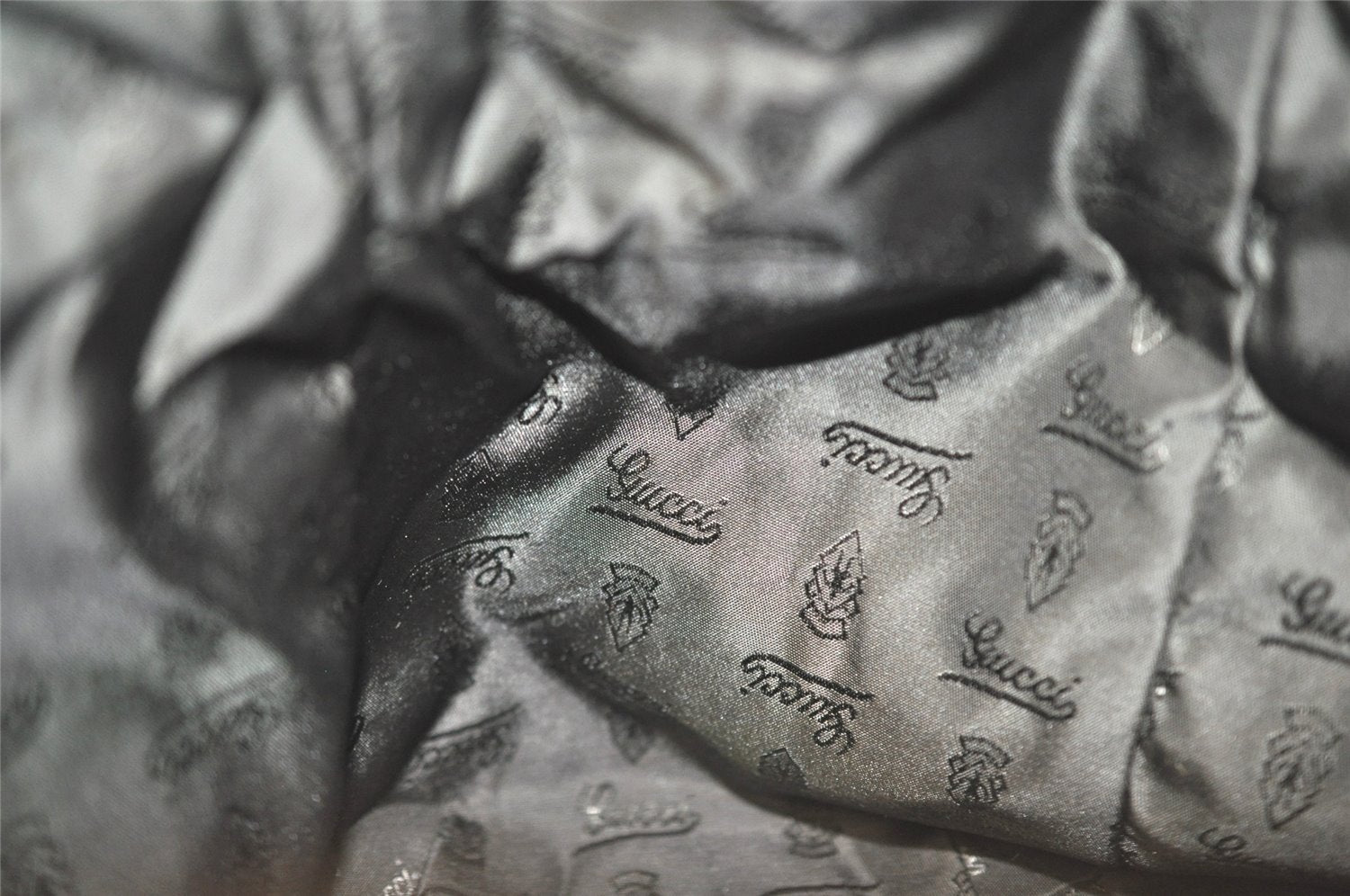 Authentic GUCCI Guccissima Shoulder Tote Bag GG Leather 211935 Brown 7526J