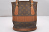 Authentic Louis Vuitton Monogram Bucket PM Shoulder Tote Bag USA Model LV 7529I