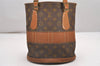Authentic Louis Vuitton Monogram Bucket PM Shoulder Tote Bag USA Model LV 7529I