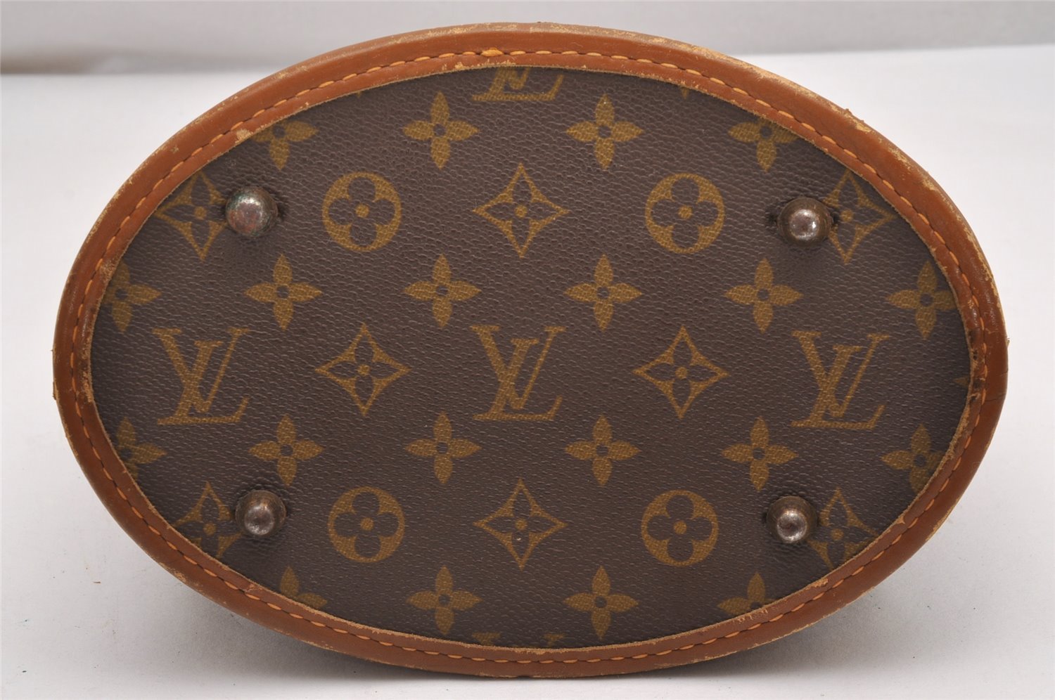 Authentic Louis Vuitton Monogram Bucket PM Shoulder Tote Bag USA Model LV 7529I