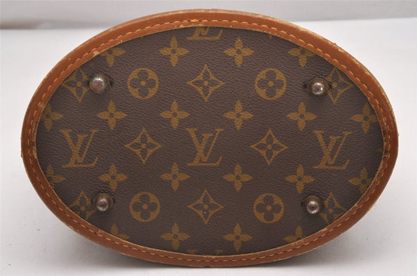 Authentic Louis Vuitton Monogram Bucket PM Shoulder Tote Bag USA Model LV 7529I