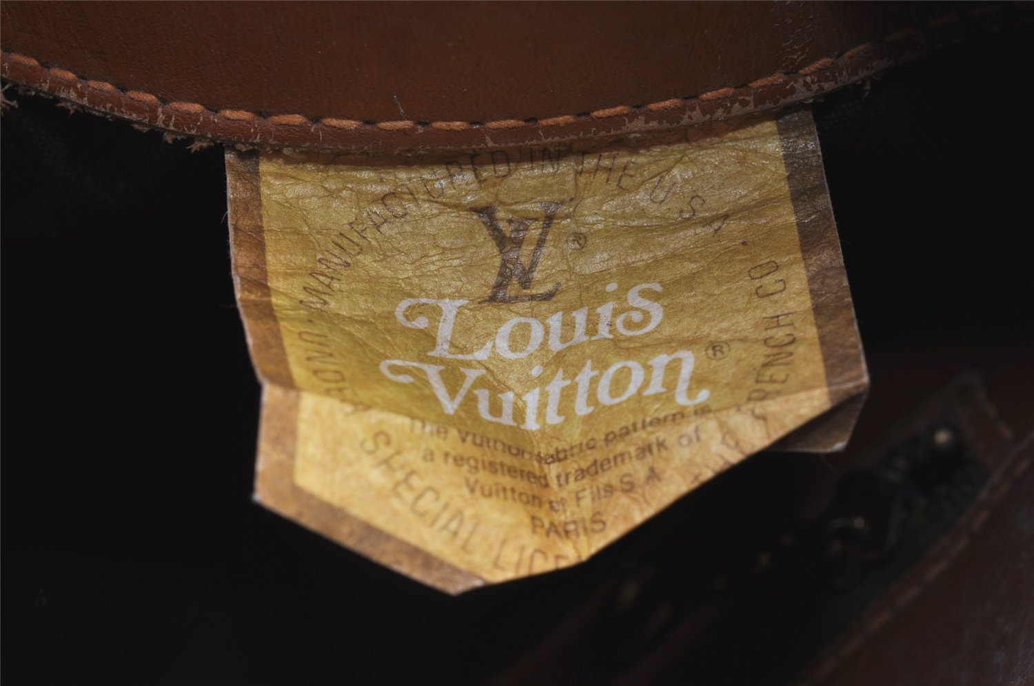 Authentic Louis Vuitton Monogram Bucket PM Shoulder Tote Bag USA Model LV 7529I