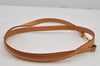 Authentic Louis Vuitton Leather Shoulder Strap Beige 45.5" LV 7531J