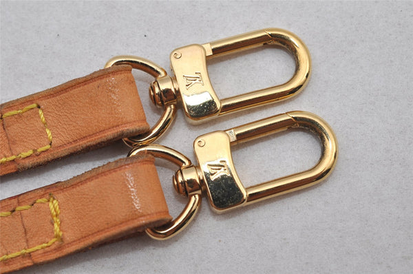 Authentic Louis Vuitton Leather Shoulder Strap Beige 45.5" LV 7531J